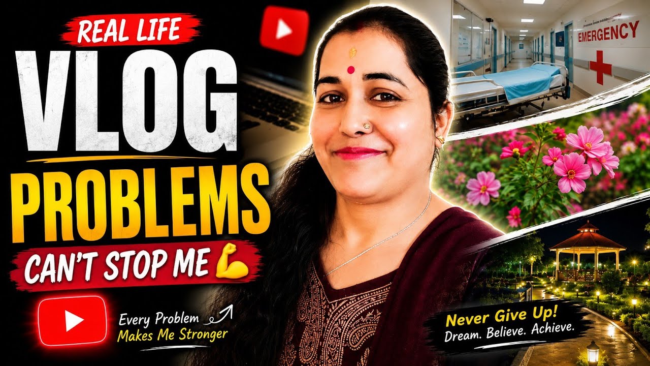 Real Life Vlog | Problems Can't Stop Me 💪✨#vloggernisha #reallifevlog #dailyvlog #youtube