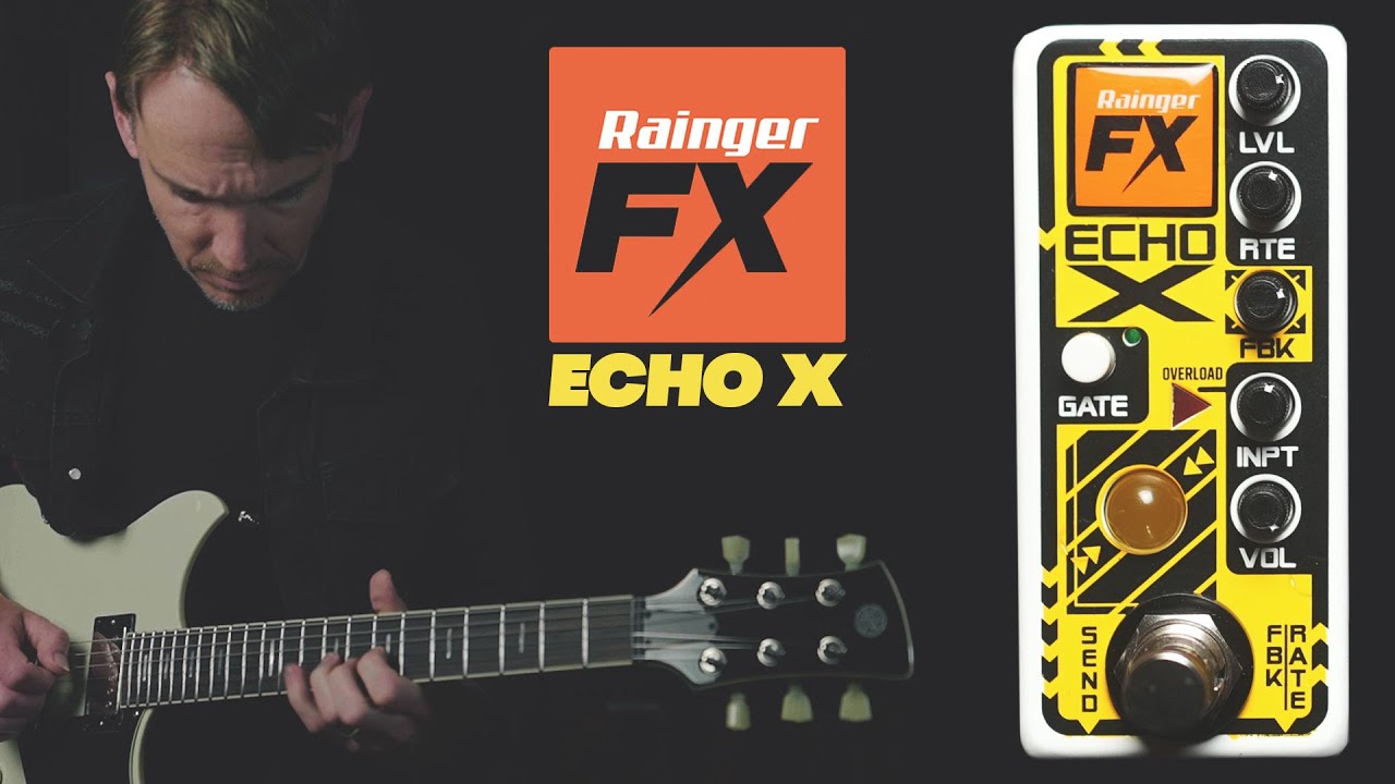 Rainger FX Echo X v2 // Цифровая задержка // Демонстрация гитарной педали