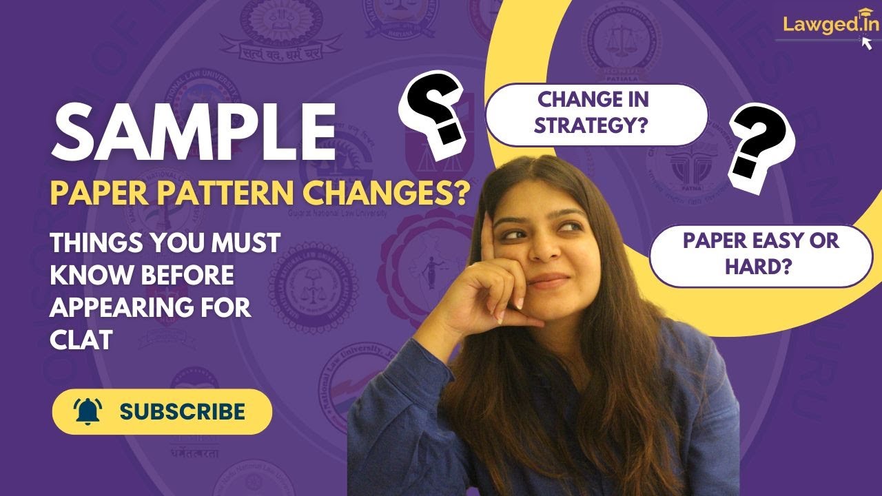 CLAT SAMPLE PAPER 2025 IS PATTERN CHANGED? || DEBUNKING MYTHS AROUND|| CLAT 2025 , CLAT PREPARATION