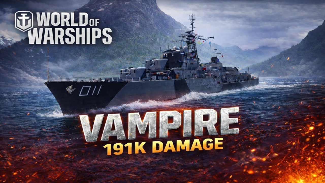 World Of Warships DPM Canavarı VampıreII....