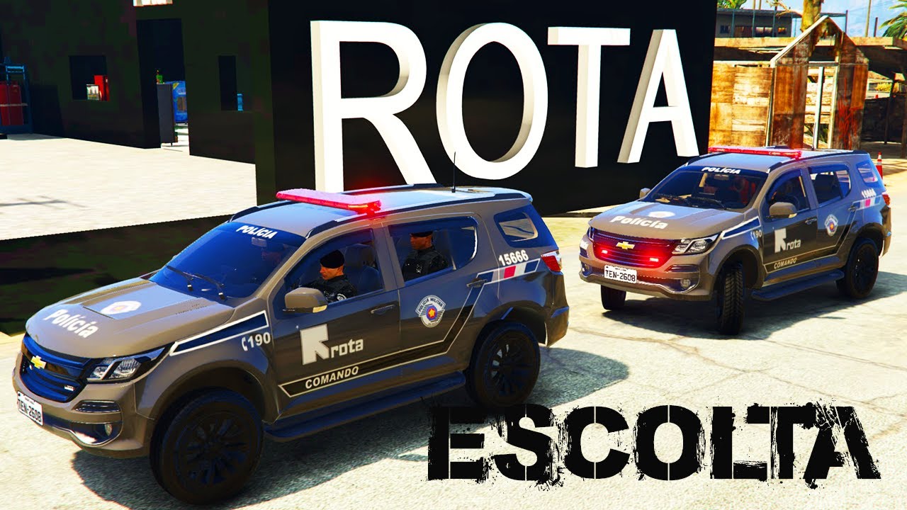COMBOIO DA ROTA É ATACADO POR CRIMINOSOS | GTA V VIDA POLICIAL