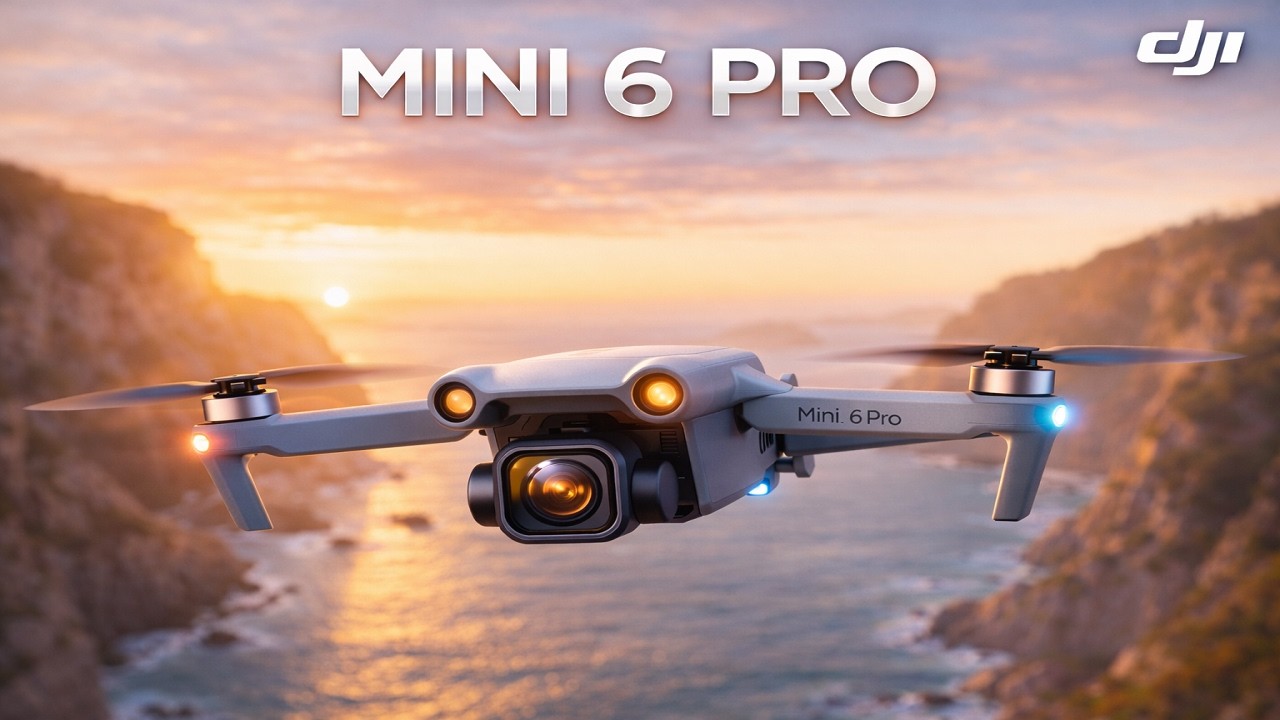 Утечки информации о DJI Mini 6 Pro: 1-дюймовый сенсор и 60 минут полетного времени?