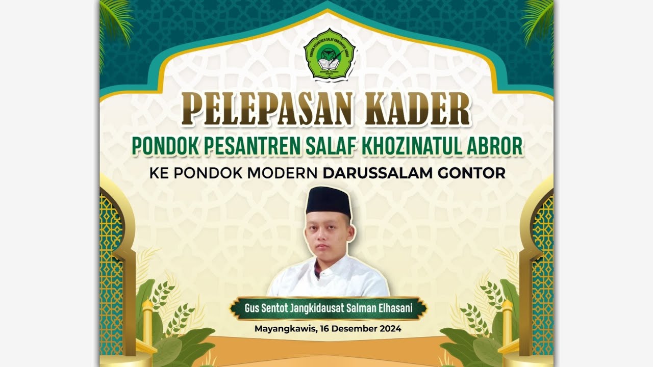 [LIVE] RUTINAN NGAJI ATI & PELEPASAN KADER PPS KHOZINATUL ABROR MAYANGKAWIS