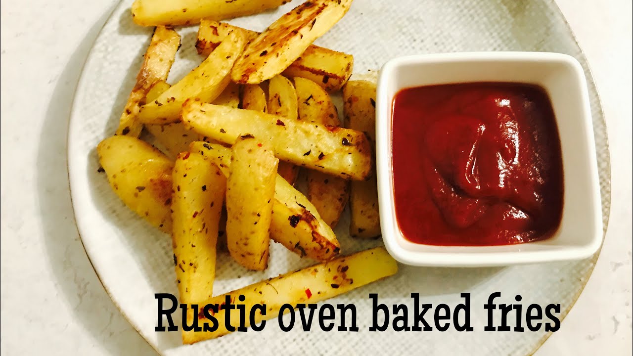How to make easy rustic spicy baked fries