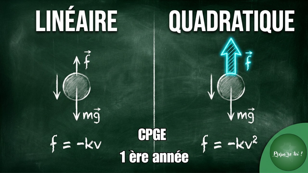 Mécanique - Force de frottement fluide