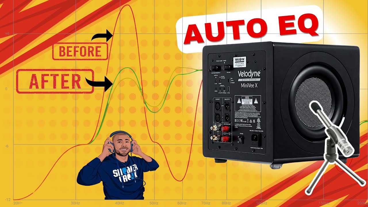 Velodyne Acoustics MiniVee X Review - SUB Auto EQ under $1300/1000€ !!!