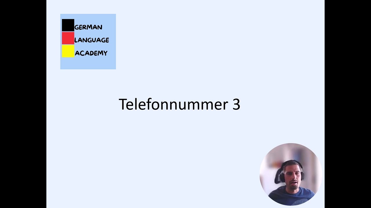 B2 Berufssprachkurs Hören und Schreiben Telefonnummern üben