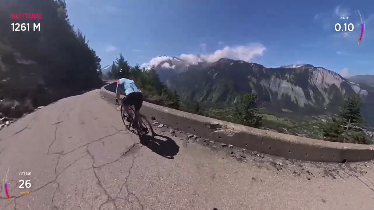 Les vertiges en Oisans de HUEZ  au Freney d'Oisans