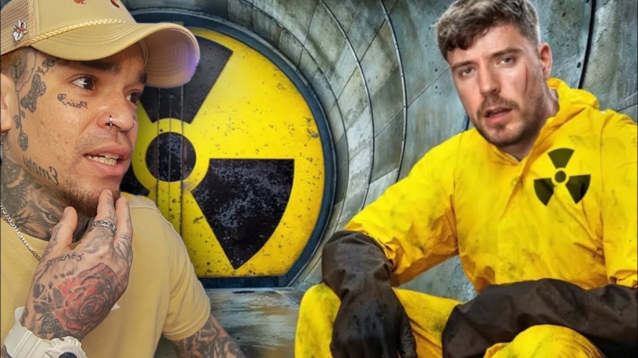 Survive 100 Days In Nuclear Bunker, Win $500,000 - MrBeast [reaction]