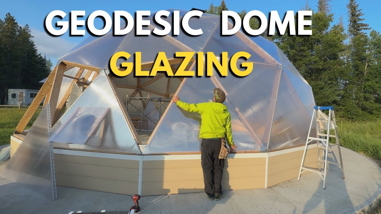 Getting It Done! | Finishing Off Outside Polycarbonate Glazing Panels | Off Grid Homesteading