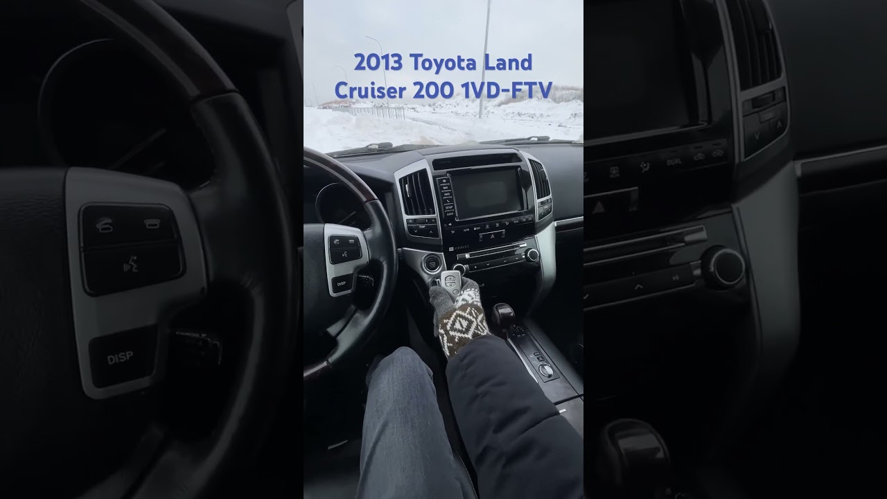 2013 Toyota Land Cruiser 200 4.5L 235HP 1VD-FTV запуск двигателя #test
