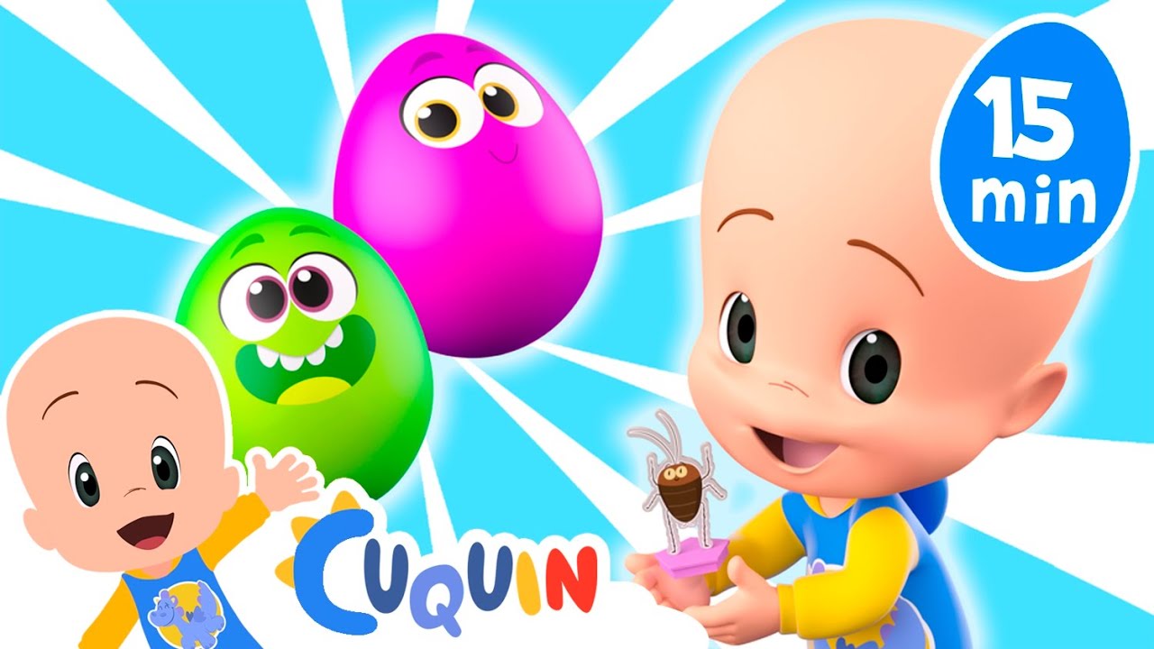 Surprise Eggs: Insects  | Cleo & Cuquin | Songs | Kids