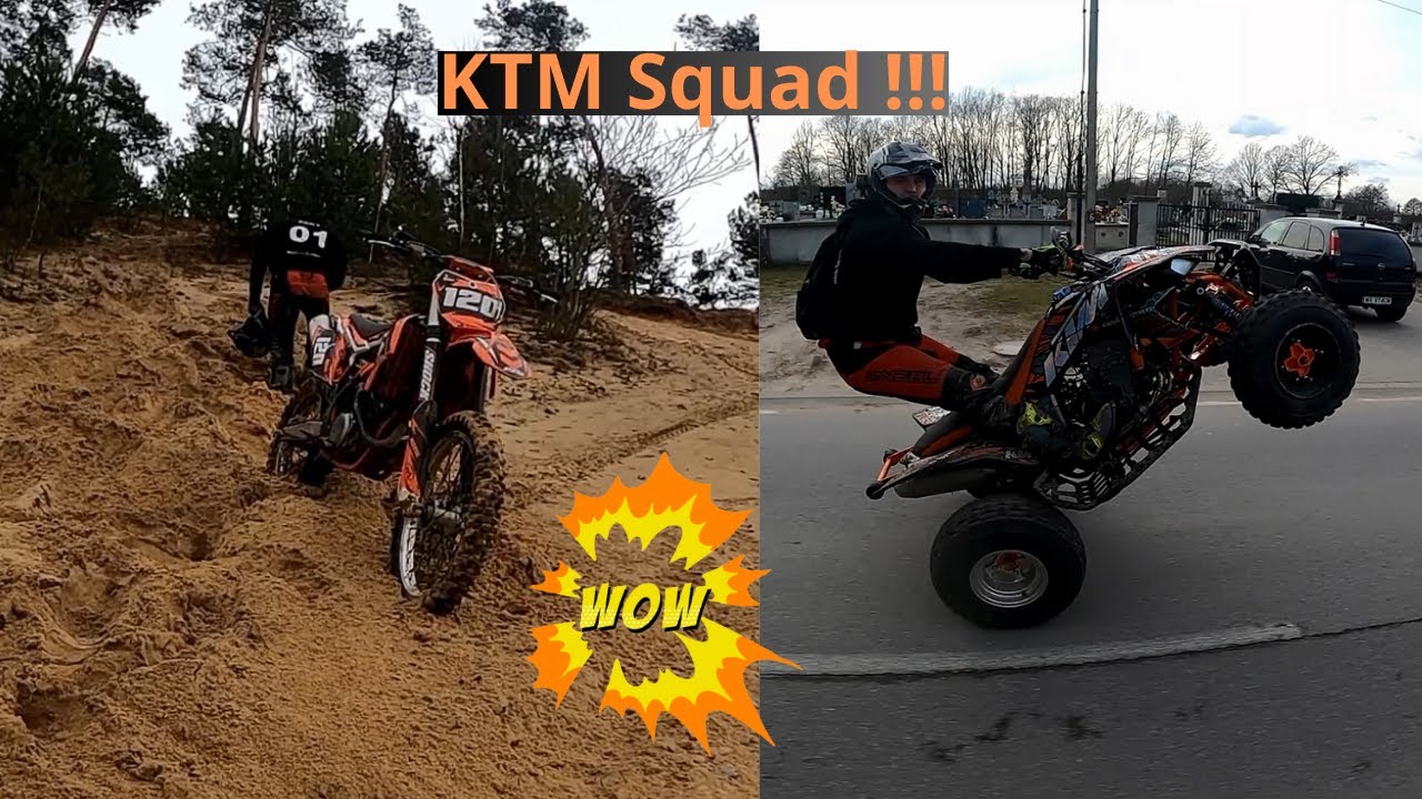 KTM Squad | SX125 / SXF350 / Yfz-790 Duke | Żwirownia