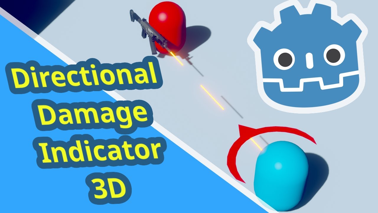 Directional Damage Indicator in Godot 4 (3D) - Something like a Tutorial i guess