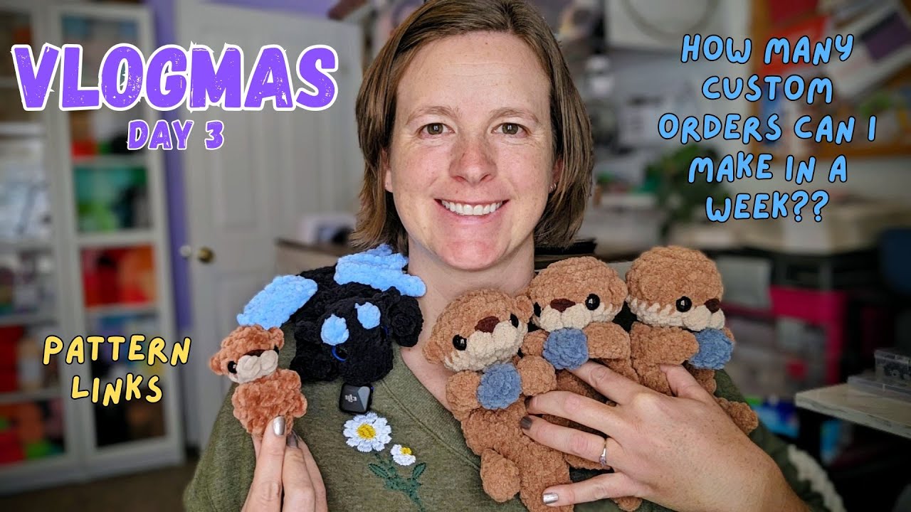 Vlogmas, день 3! — Сколько индивидуальных заказов я смогу выполнить за четыре дня? — Со ссылками ...