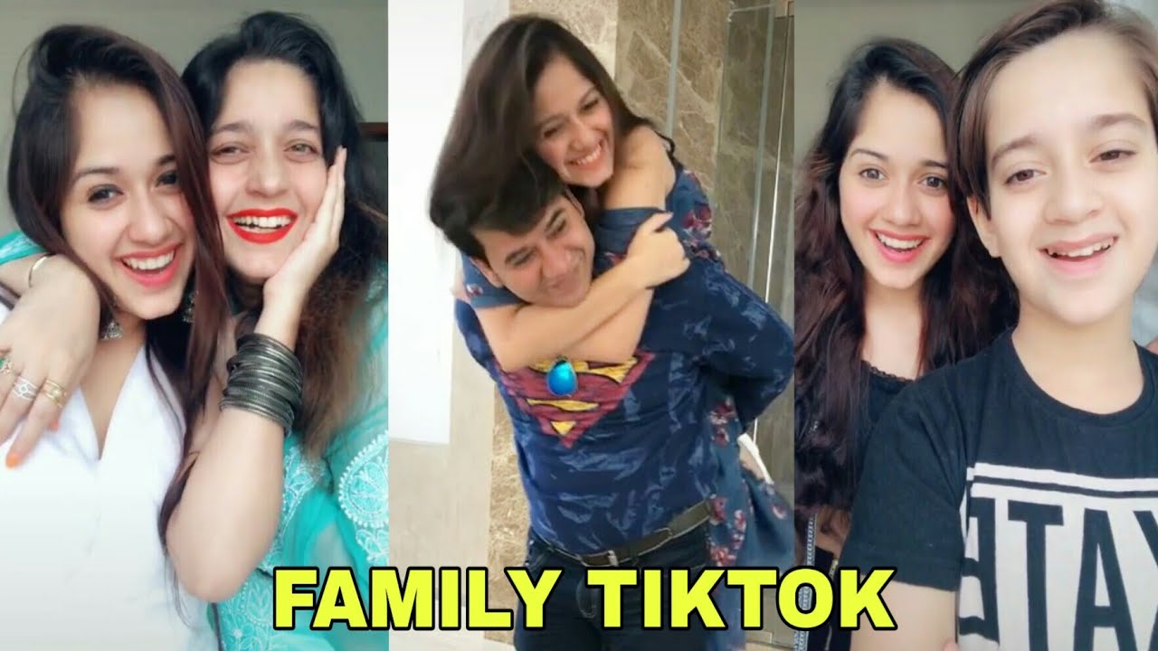 Jannat Zubair And Her Beautiful Family Father, Mother and Brother Together Tiktok Videos 💖💖
