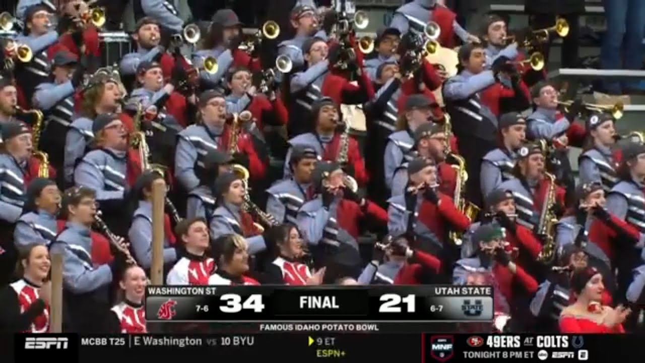 WSU Football: 2025 Famous Idaho Potato Bowl Highlights vs. Utah State | 12/22/25