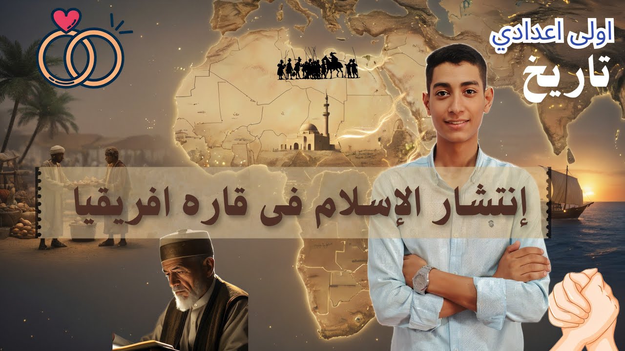 انتشار الاسلام في إفريقيا| دراسات اجتماعيه| اولى اعدادي| محمد الدغيدى| تاريخ