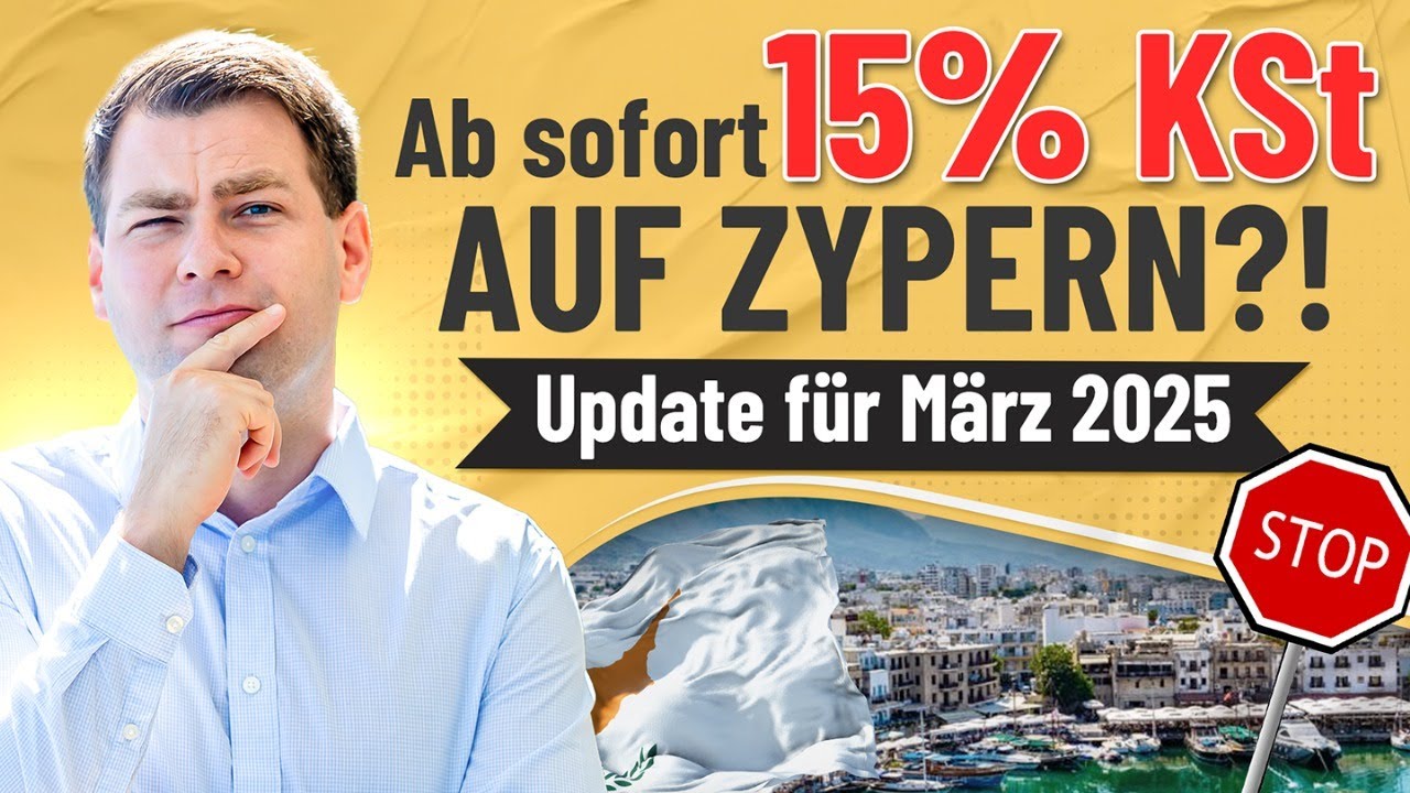 15% Körperschaftssteuer auf Zypern? Steuerreform auf Zypern! #Zypern #SteuerreformZypern #NonDom