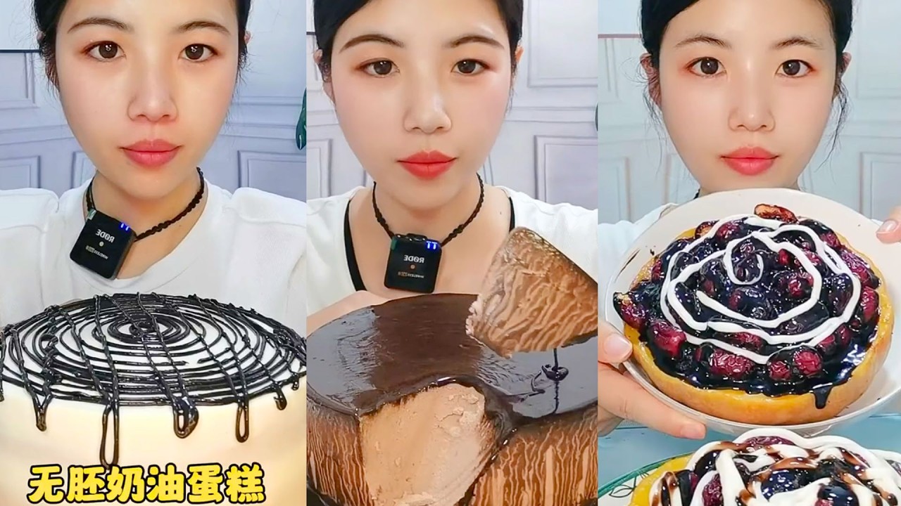Homemade Cake and Brownie Eating Show | Calm Dessert Mukbang #66