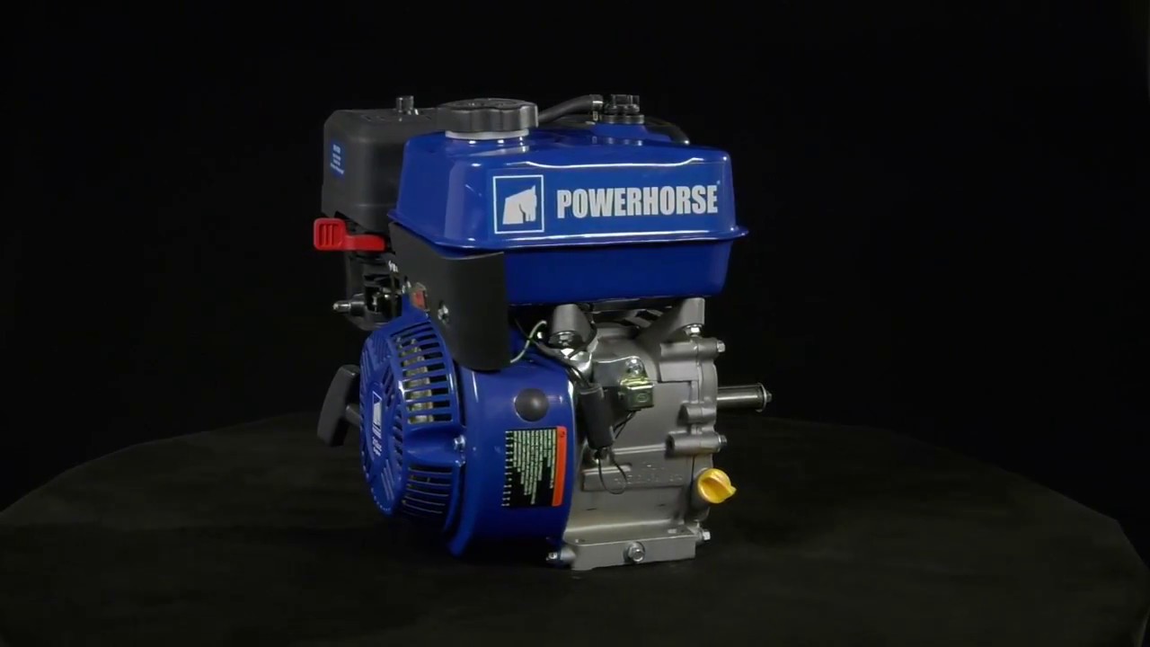 Powerhorse OHV Horizontal Engine  212cc 6 HP 3/4in. x 2 7/16in. Shaft