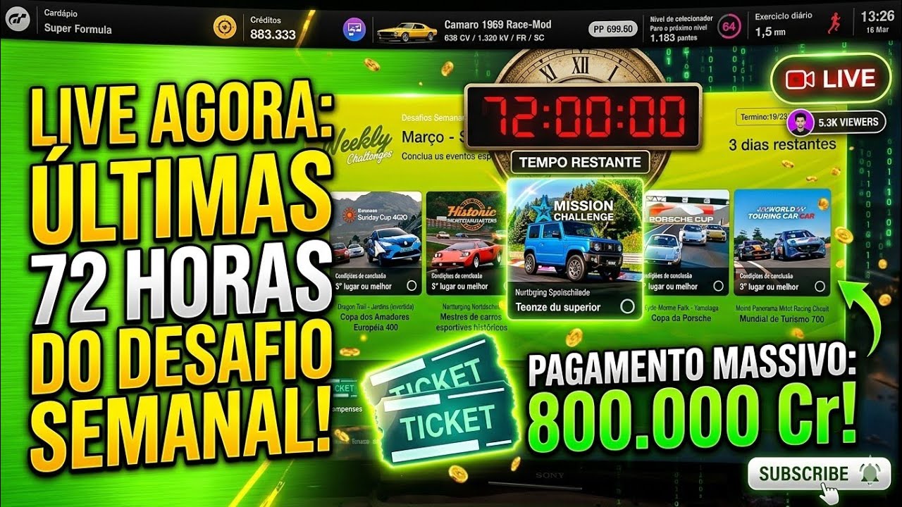 🏁 LIVEGran Turismo 7🏁 ONLINE