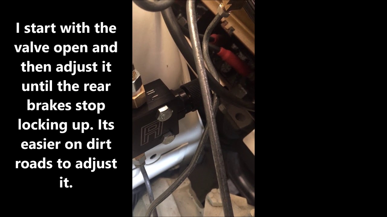 Proportioning valve replacement