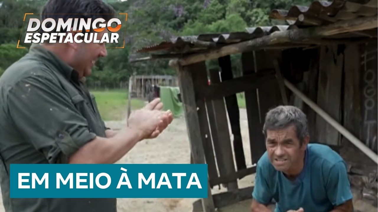 Idoso vive isolado em meio à mata fechada e atua como ‘guardião da floresta’
