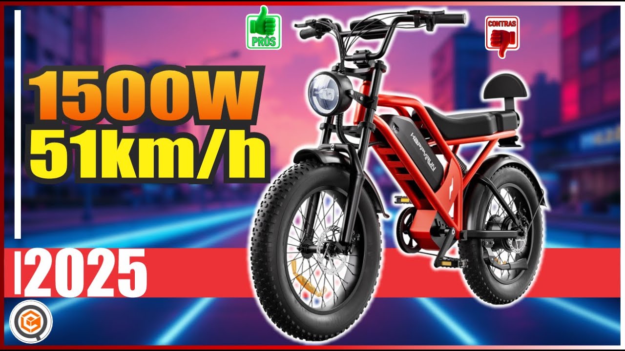 HAPPYRUN G52: 50 km/h e 110 km — vale o hype da fat-bike?
