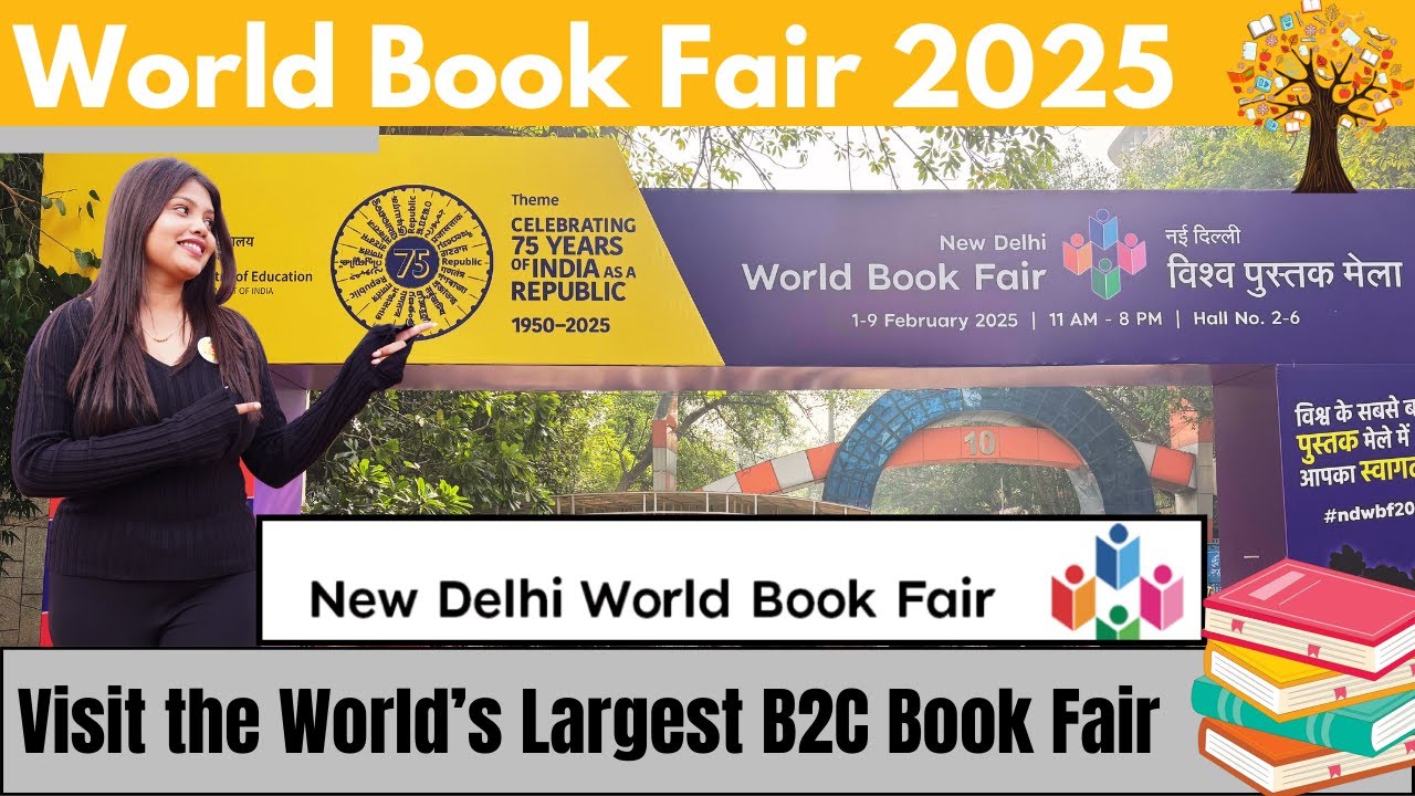 THE BIGGEST BOOKFAIR IN INDIA?📚Watch this before visiting the NEW DELHI WORLD BOOK FAIR 2025📖🌟