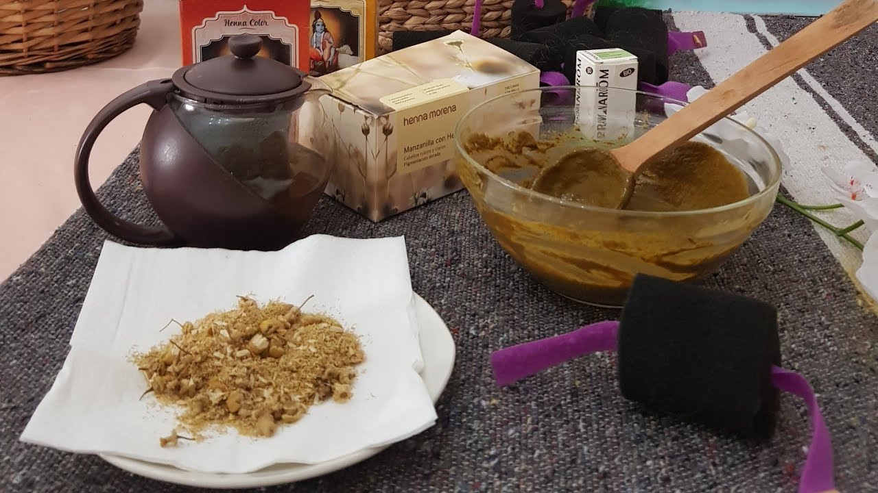 Henna y Cassia , pelos rubios y canas
