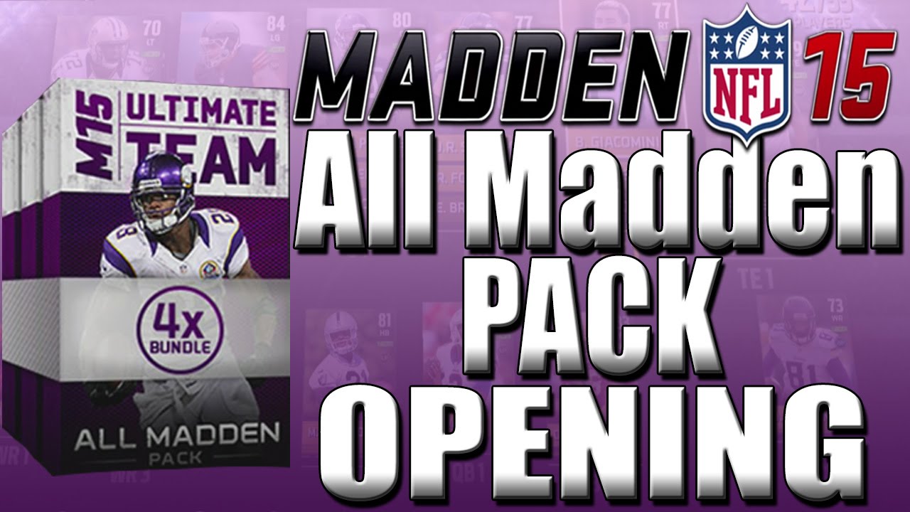 Madden 15 Ultimate Team, All Madden Bundle, New Signature Series Sets - MUT 15