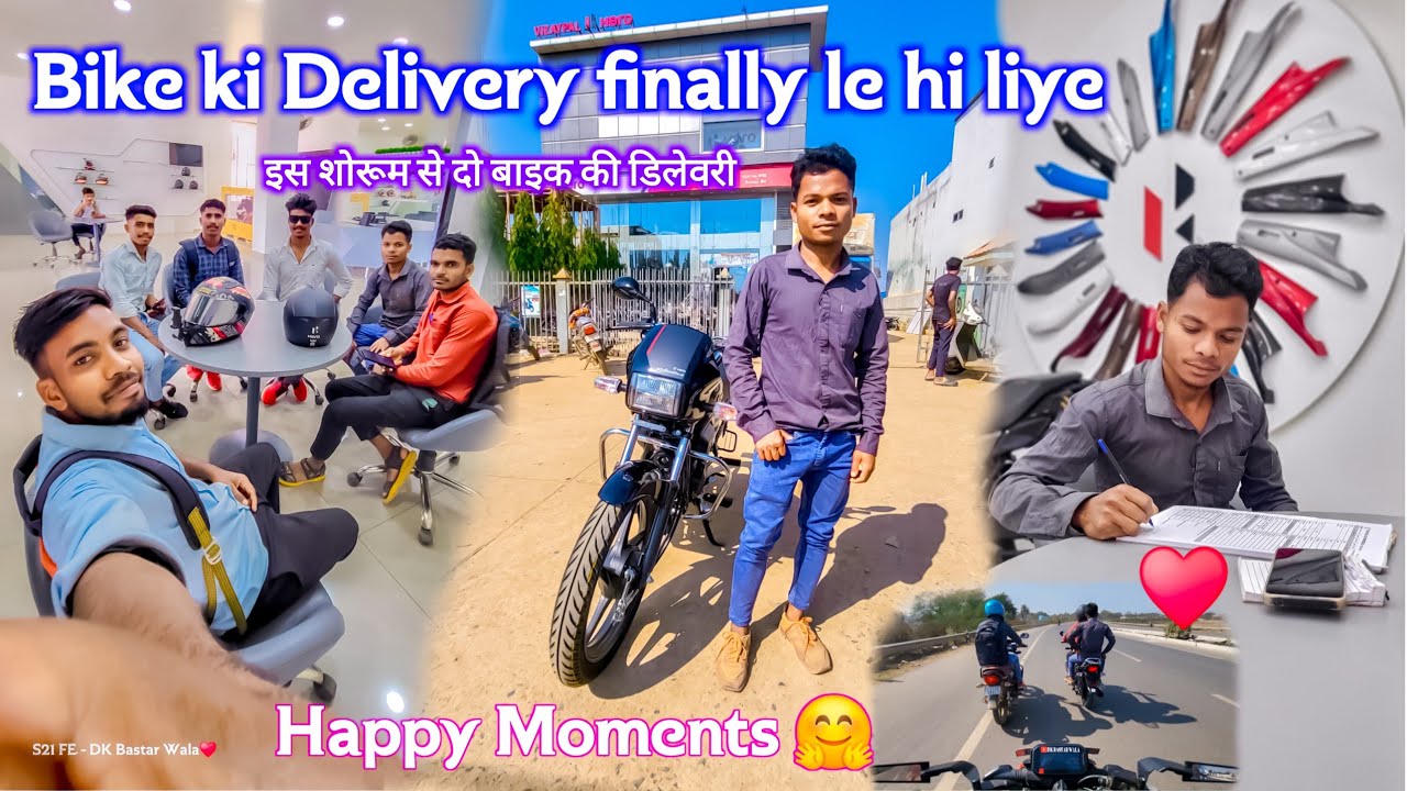 New Hero Splendor plus Xtec 2.O  Adawal  Showroom Jagdalpur me Second Bike ki Dilivery