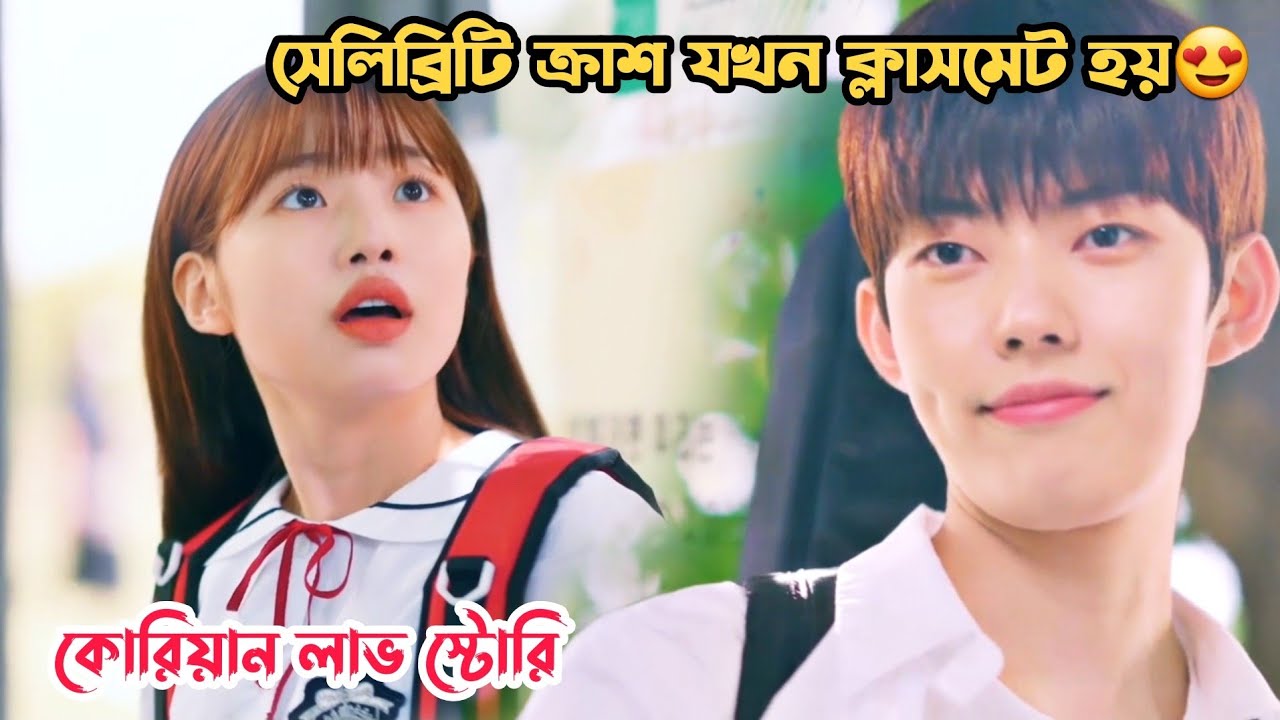 সেলিব্রিটি ক্রাশ যখন ক্লাসমেট😍.Our First Seventeen-2021.Movie Bangla Explanation.MovieTube Bangla