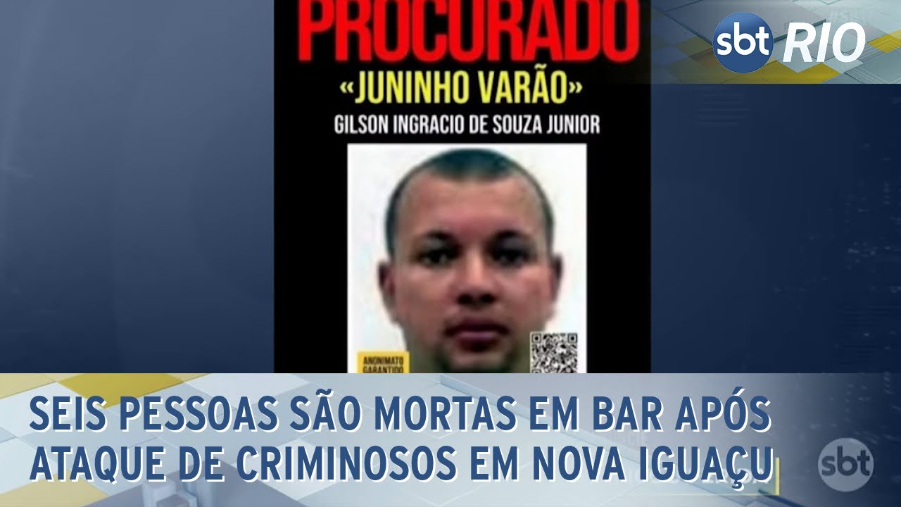 Seis pessoas são mortas em bar após ataque de criminosos em Nova Iguaçu