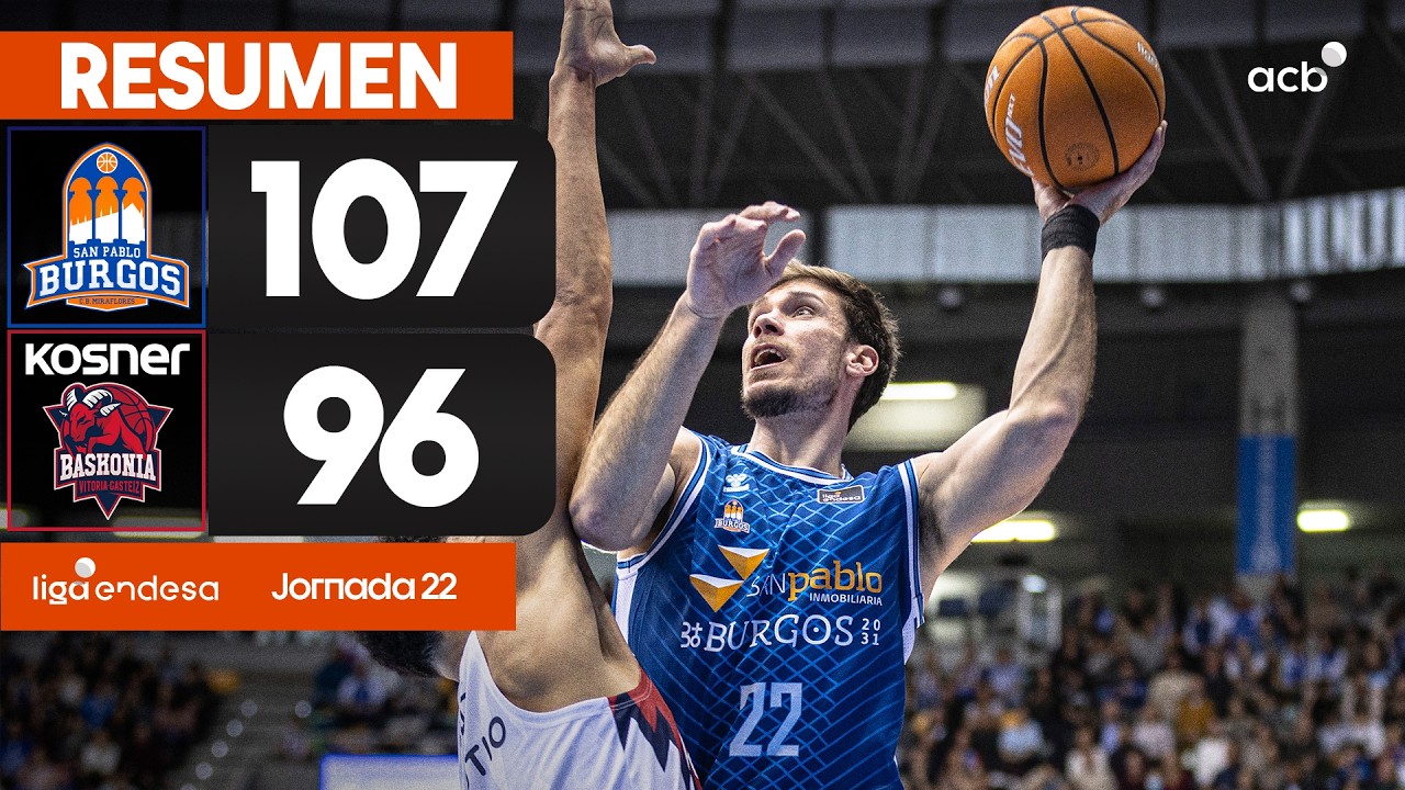 Recoletas Salud San Pablo Burgos - Kosner Baskonia (107-96) | Liga Endesa 2025-26