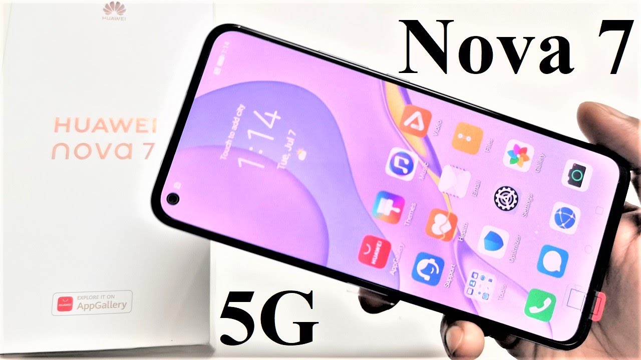 Huawei Nova 7 5G — распаковка и первые впечатления.