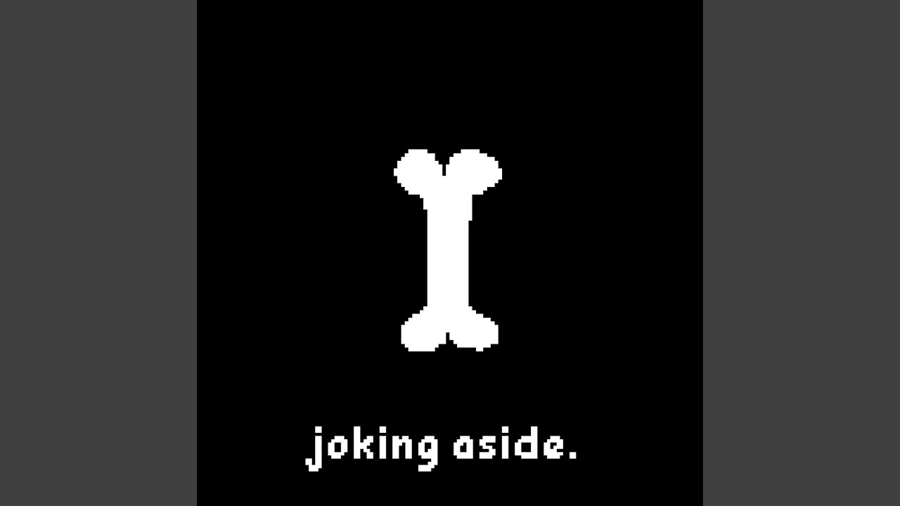 Joking aside.