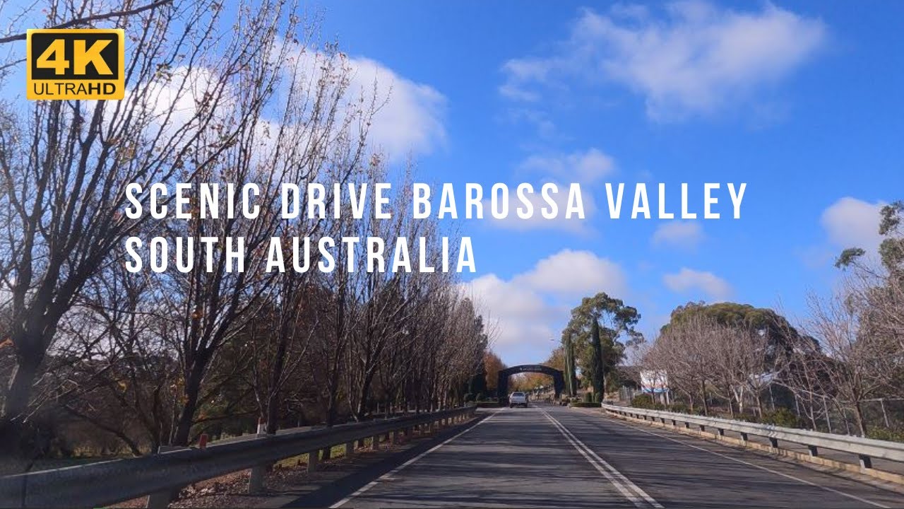 [4K] Scenic Drive Barossa Valley | South Australia