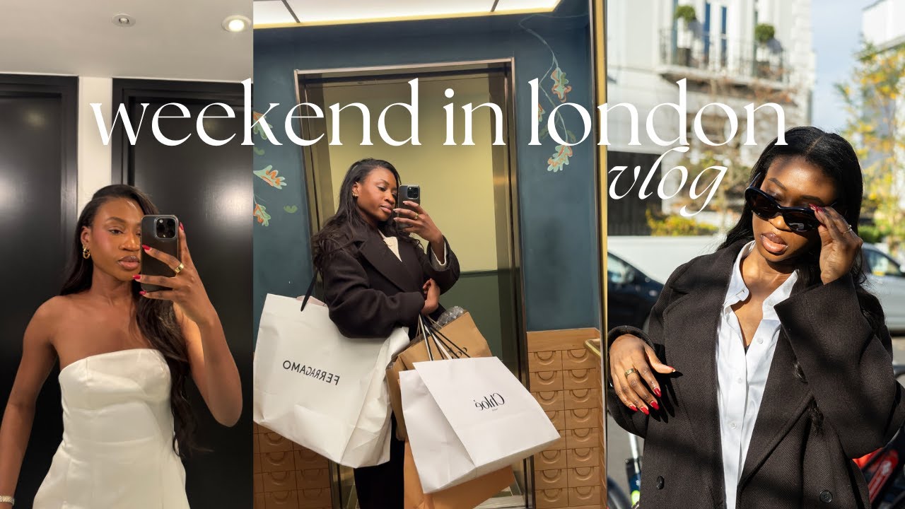 spend the weekend in london with me | resetting, outlet shopping, dinner date...