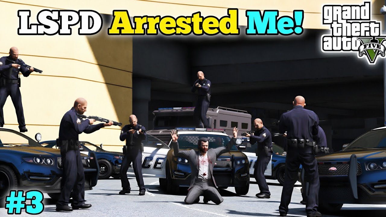 GTA V: LSPD Locked Me Up! (Directly to Jail!)