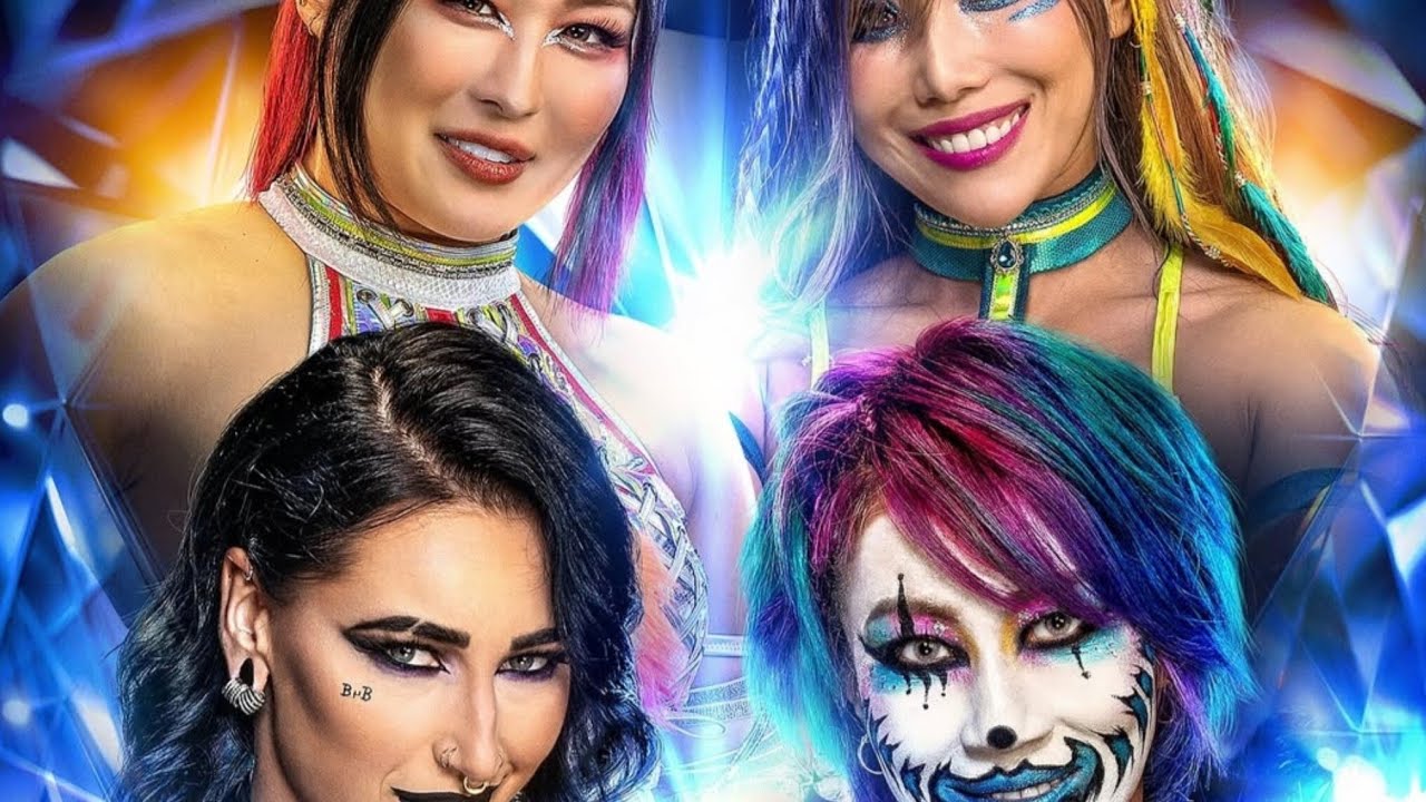 WWE 2K25 Rhea Ripley, Iyo sky vs Asuka , Kairi sane