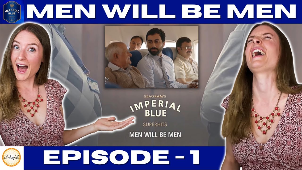 American Girl Reacts to Men will be Men l Imperial Blue Ads l Denae Funny Reaction 20| Indian Ads