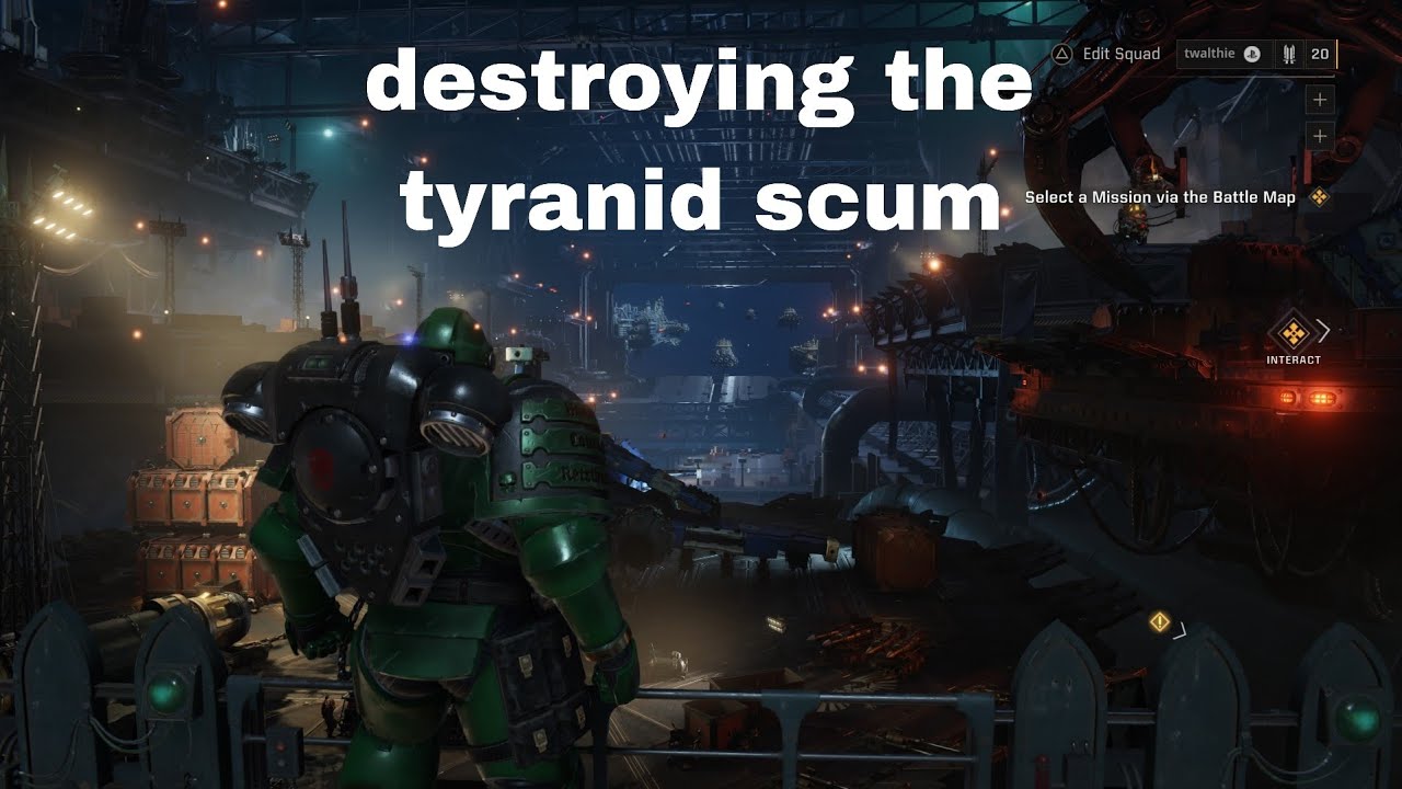 Destroying tyranid scum on avarax