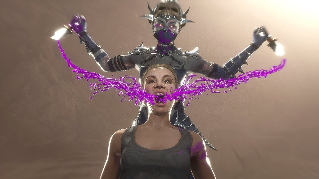 MK11 - Китана наносит все смертельные удары