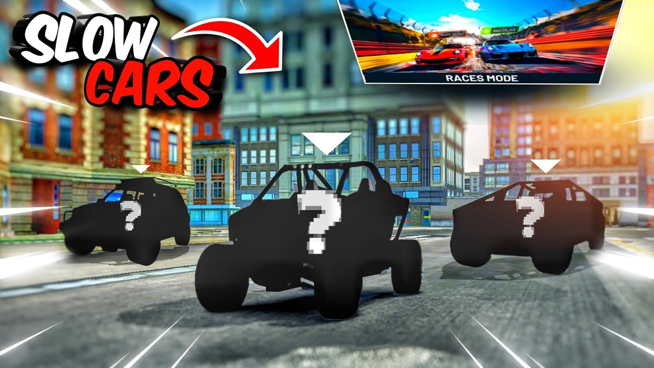 Can i Win Race With Slow Cars? 💀 - Extreme Car Driving - NEW! RACES MODE UPDATE