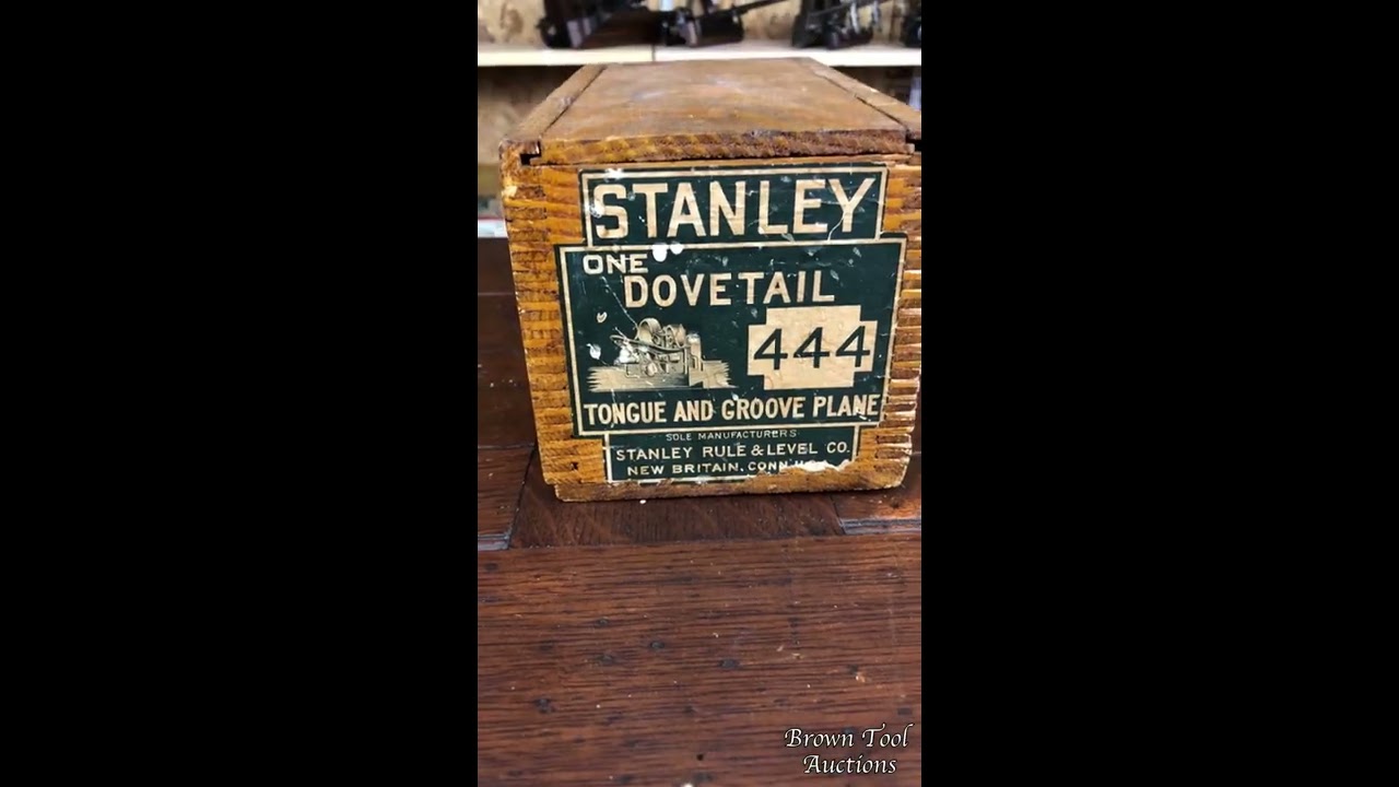 Stanley No. 444 In Original Box Dovetail Plane.