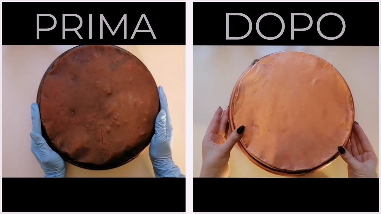Pulire le pentole di rame ASMR | Cleaning copper pots ASMR (no talking)
