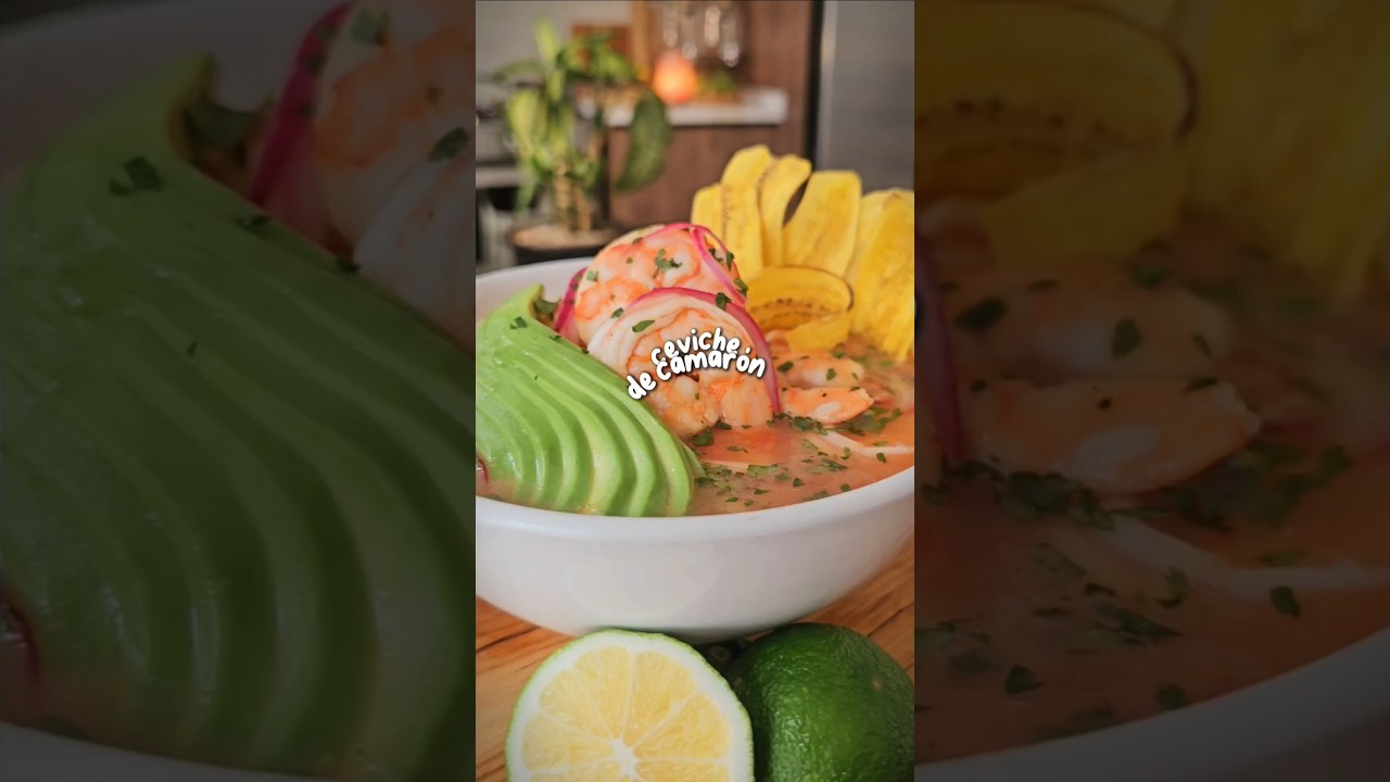 Ceviche de Camar&oacute;n 🐵🔥 #ecuador #receta #cevichedecamar&oacute;n #ceviche #cevicheecuatoriano #receta