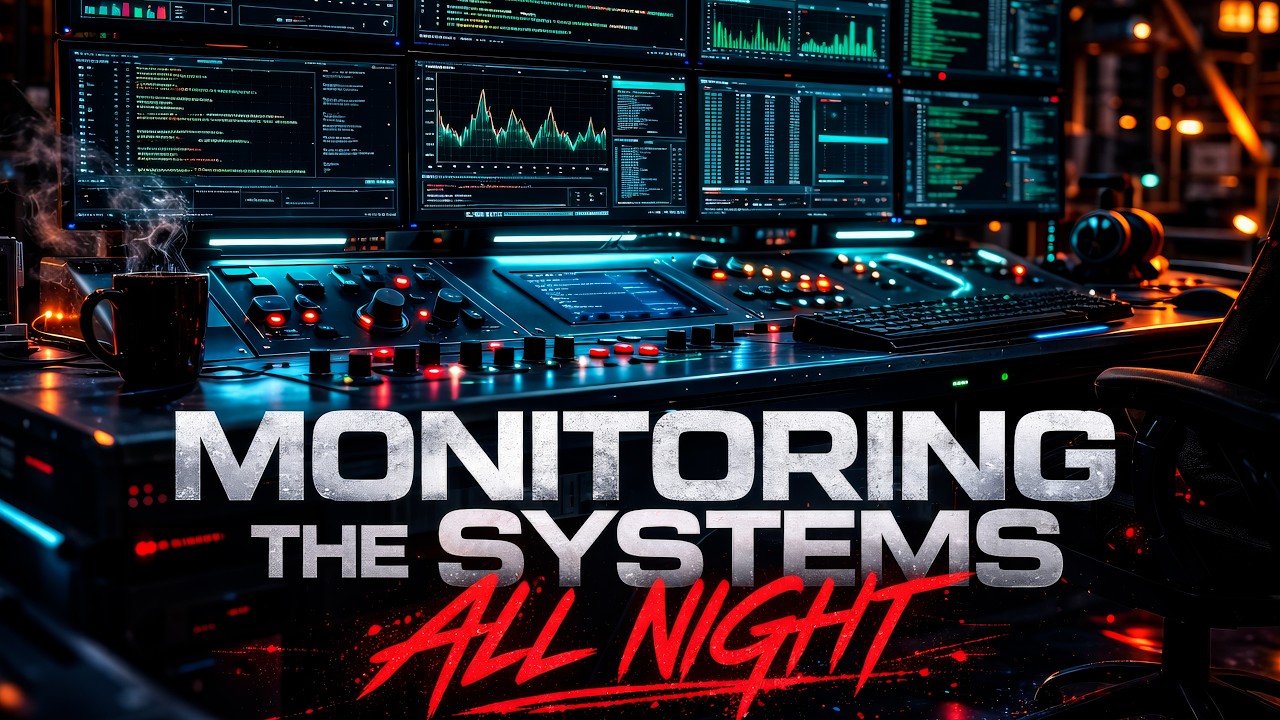monitoring the systems all night 